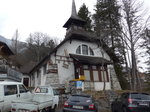 (169'532) - Die Englische Kirche von Adelboden am 27. Mrz 2016 (Sie dient heute als Heimatmuseum)