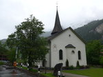(171'741) - Die Kirche in Lauterbrunnen am 12.