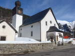(214'768) - Die Kirche am 22. Februar 2020 in Oberwald
