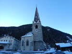 (231'486) - Die Kirche in Le Chble am 18. Dezember 2021