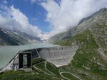 (265'165) - Oberaar Bergstation mit Oberaar Stausee am 28.