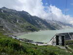 (265'166) - Oberaar Stausee mit Oberaar Bergstation am 28.