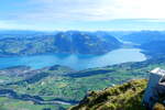 (279'808) - Der Thunersee am 31. August 2025 vom Niesen aus
