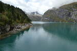 (280'132) - Der Zervreila-Stausee am 9.