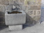 (201'851) - Kleiner Brunnen von 1945 am 2. Mrz 2019 beim Bahnhof Pontresina