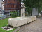 (226'856) - Brunnen am 1. August 2021 in Buttes
