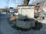 (233'751) - Brunnen am 11. Mrz 2022 in Reichenau-Tamins