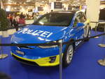 (201'534) - Polizei, Basel - BS 36'222 - Tesla am 11. Februar 2019 in Basel, MUBA