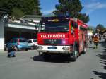 (129'367) - Feuerwehr, Adelboden - BE 5015 - Mercedes am 5. September 2010 in Adelboden, Dorfstrasse
