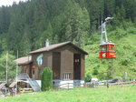 (173'424) - Talstation und Luftseilbahn Unter dem Birg Engstligenalp - Lube 2 - am 31. Juli 2016 in Adelboden, Unter dem Birg
