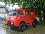 (171'492) - Sapeurs Pompiers, Corbeyrier - VD 1345 U - Volvo am 28. Mai 2016 beim Bahnhof Boltigen