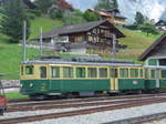 Grindelwald/574307/182369---wab-triebwagen---nr-106 (182'369) - WAB-Triebwagen - Nr. 106 - am 30. Juli 2017 im Bahnhof Grindelwald-Grund