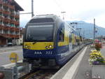 Grindelwald/669178/207764---bob-pendelzug---nr-321 (207'764) - BOB-Pendelzug - Nr. 321 - am 9. Juli 2019 im Bahnhof Grindelwald