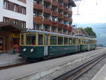 (207'765) - WAB-Personenwagen - Nr. 117 - am 9. Juli 2019 im Bahnhof Grindelwald