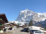 (223'868) - Das Wetterhorn vom Terrassenweg aus am 28. Februar 2021 in Grindelwald