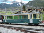 (248'803) - WAB-Steuerwagen - Nr. 212 - am 18. April 2023 im Bahnhof Grindelwald Grund