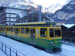 (271'322) - WAB-Triebwagen - Nr. 133 - am 18. Januar 2025 im Bahnhof Grindelwald