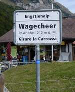 (267'449) - Wagecheer Passhhe 1212 m.