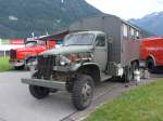 Interlaken/356851/151912---ehemaliger-militaerlastwagen---gmc (151'912) - Ehemaliger Militrlastwagen - GMC am 28. Juni 2014 in Interlaken, Flugplatz