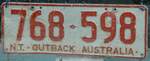 (242'139) - Autonummer aus Australien - 768-598 - am 5.