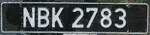 (242'143) - Autonummer aus Malaysia - NBK 2783 - am 5.
