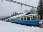 (222'991) - MOB-Pendelzug Nr. 4004 - am 12. Dezember 2020 im Bahnhof Lenk