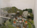 (241'522) - Eisenbahnanblage am 18. Oktober 2022 in Spiez, Spielzeugmuseum