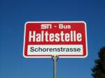 (128'183) - STI-Haltestelle - Thun, Schorenstrasse - am 1.
