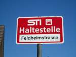 (128'196) - STI-Haltestelle - Thun, Feldheimstrasse - am 1.