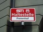 (128'213) - STI-Haltestelle - Thun, Freienhof - am 1. August 2010