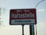 (133'348) - STI-Haltestelle - Thun, Pfaffenbhl - am 21. April 2011
