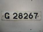 (135'341) - Unbekannte Autonummer - G 28'267 - am 30.