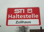 (137'197) - STI-Haltestelle - Thun, Zollhaus - am 12. Dezember 2011