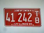 (143'611) - Autonummer aus Amerika - 41'242 TB - am 10. April 2013 im BrockiShop