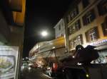 (148'073) - Das Motorschiff Oberhofen kommt aus Holland zurck am 14. November 2013 in der Thuner Innenstadt