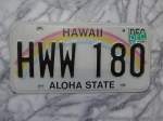 (148'768) - Autonummer aus Amerika - HWW 180 - am 8. Februar 2014 im BrockiShop