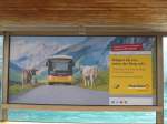 (162'930) - Plakat von PostAuto am 6. Juli 2015 in Thun, Postbrcke