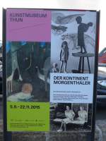 (164'547) - Plakat fr die Ausstellung  Morgenthaler  im Kunstmuseum Thun am 9. September 2015
