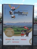 (171'658) - Plakat vom 50. Bernisch-Kantonalen Jodlerfest in Steffisburg am 7. Juni 2016 in Thun
