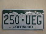 (179'369) - Autonummer aus Amerika - 250-UEG - am 8. April 2017 im BrockiShop