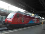 Thun/671596/208635---sbb-lokomotive---nr-460058-1 (208'635) - SBB-Lokomotive - Nr. 460'058-1 - am 11. August 2019 im Bahnhof Thun