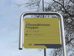 (223'018) - STI-Haltestelle - Thun, Allmendstrasse Polygon - am 14.