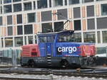 (258'507) - SBB-Rangierlokomotive - Nr. 923'016-0 - am 9. Januar 2024 im Bahnhof Thun