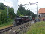 Wasen i.E./703707/217987---bsb-dampflokomotive---nr-51 (217'987) - BSB-Dampflokomotive - Nr. 51 - am 14. Juni 2020 im Bahnhof Wasen