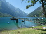 (238'247) - Der Klntalersee mit Steg am 17.