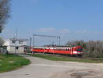 Vendlincourt/655781/203758---cj-pendelzug---nr-222 (203'758) - CJ-Pendelzug - Nr. 222 - am 15. April 2019 im Bahnhof Vendlincourt