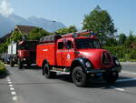 Sarnen/817045/250603---feuerwehr-lenzburg---ag (250'603) - Feuerwehr, Lenzburg - AG 20'811 - Magirus-Deutz am 27. Mai 2023 in Sarnen, OiO