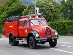 Sarnen/852090/262657---feuerwehr-lenzburg---ag (262'657) - Feuerwehr, Lenzburg - AG 20'811 - Magirus-Deutz am 18. Mai 2024 in Sarnen, OiO