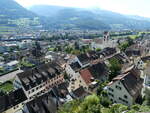 (238'266) - Die Altstadt von Sargans am 17.