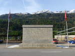 (180'677) - Denkmal am 24. Mai 2017 beim Bahnhof Airolo